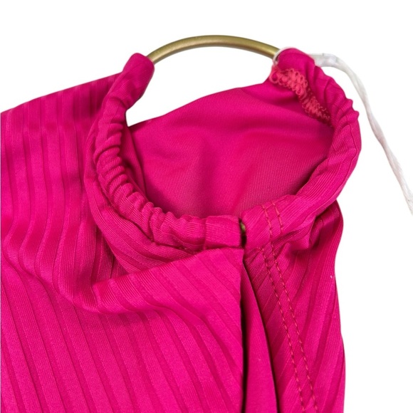 New VITAMIN A Lolita Bikini Bottoms Zinnia Ecorib Zinnia Pink Small - Picture 4 of 8